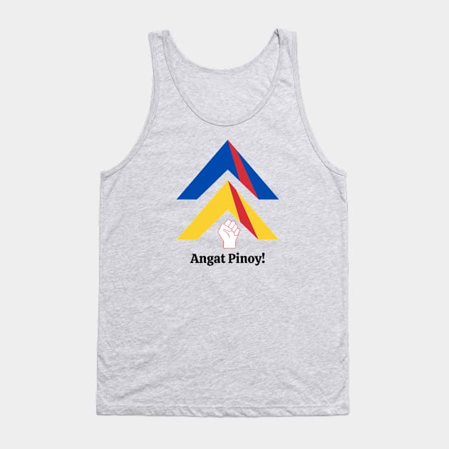 Tagalog Angat Pinoy Tank Top by CatheBelan